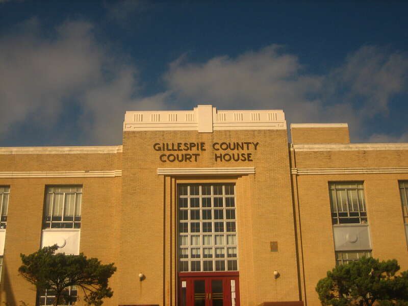 The Gillespie County Courthouse in Fredericksburg, Texas, United States. I took photo on July 18, 2008.Billy Hathorn (talk) 17:55, 20 July 2008 (UTC)