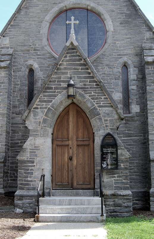 Grace Episcopal Church door