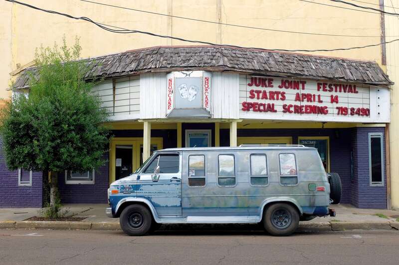 Juke Joint Festival at Delta Cinema in Clarksdale, Mississippi.