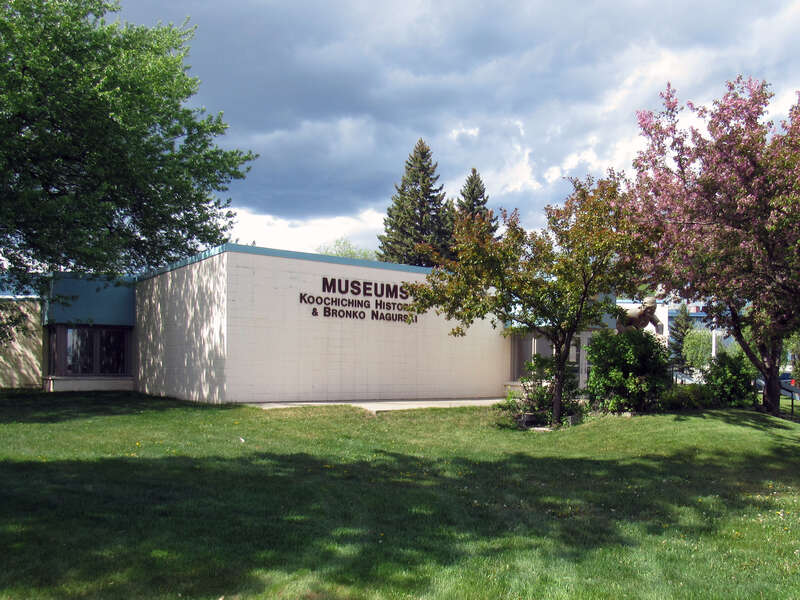 Front exterior of the Koochiching County and Bronko Nagurski Museum, operated by the Koochiching County Historical Society.
214 6th Avenue

International Falls, MN 56649