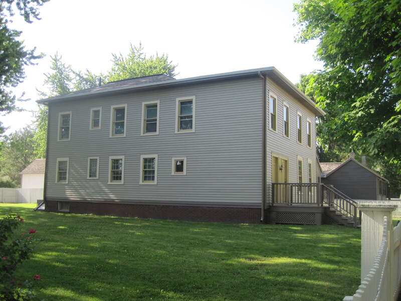 The Miller House at the Lincoln Home National Historic Site (1850). Allen Miller was a prosperous tanner.