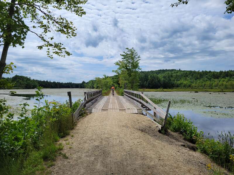 Monadnock Recreational Rail Trail, Jaffrey New Hampshire