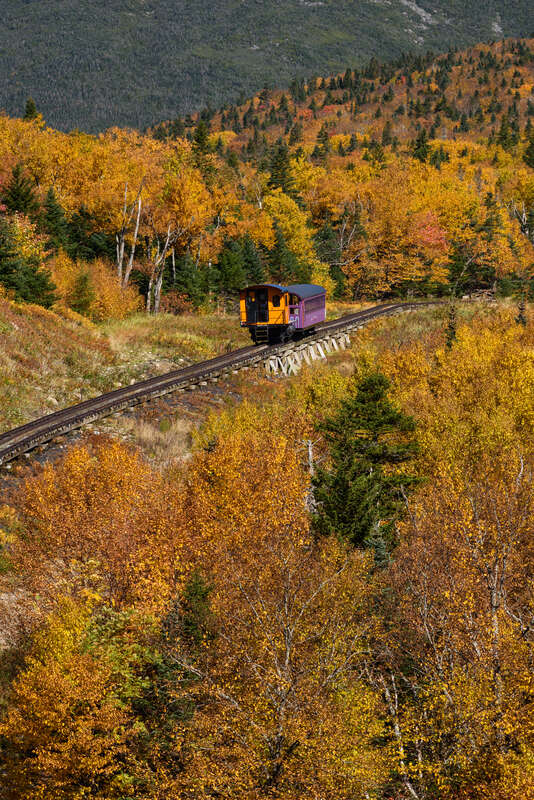 M-7 Kenison (ascending), Mount Washington Cog Railway, New Hampshire.