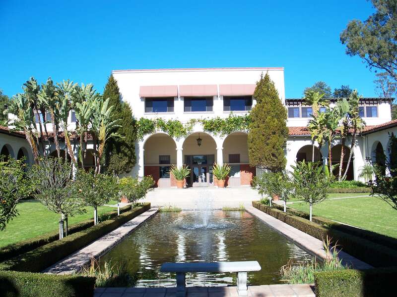 The Quadrangle building, Riviera campus. 2030 Alameda Padre Serra. Santa Barbara, California, USA