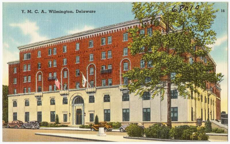 Title: Y. M. C. A., Wilmington, Delaware
Subjects: Organizations' facilities
Places: Delaware &amp;gt; New Castle (county) &amp;gt; Wilmington
Notes: Title from item.
Extent: 1 print (postcard) : linen texture, color ; 3 1/2 x 5 1/2 in.
Accession #: