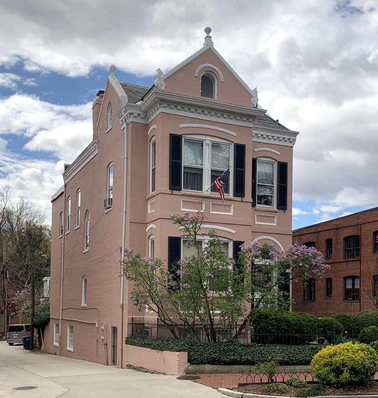 The house located at 3114 R Street NW in the Georgetown neighborhood of Washington, D.C., was built in 1889 and designed by C. A. Harkness. The building is a contributing property to the Georgetown Historic District.
