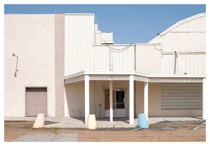 Vacant shopping mall on Jefferson Highway, Old Jefferson, Louisiana. Since demolished.