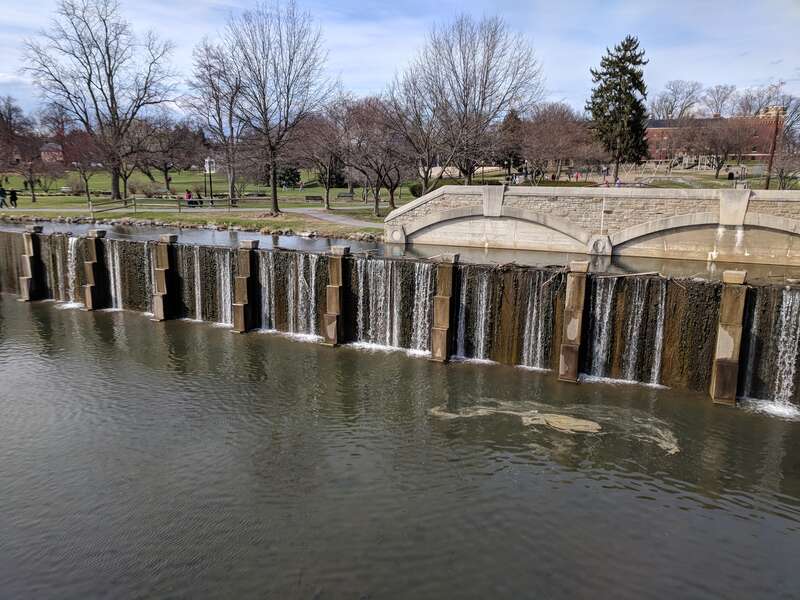 Baker Park in downtown Frederick, Maryland.
