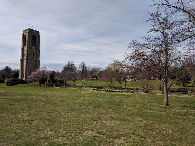 Baker Park in downtown Frederick, Maryland.