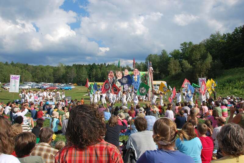 Bread and Puppet show in August 2009