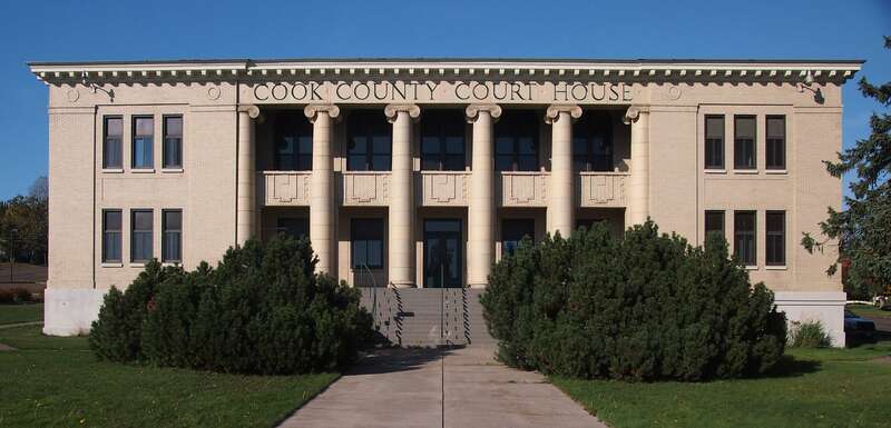 Cook County Courthouse, 411 2nd St, Grand Marais, Minnesota, USA.  Viewed from the south.  





This is an image of a place or building that is listed on the National Register of Historic Places in the United States of America. Its reference number