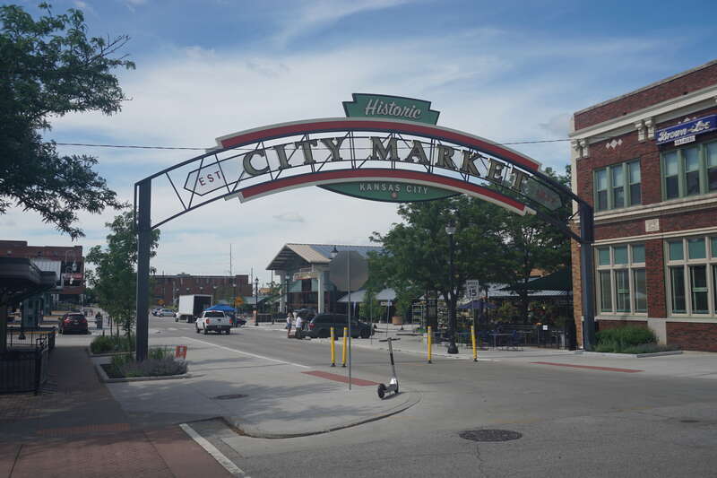 The River Market in Kansas City, Missouri (United States).
