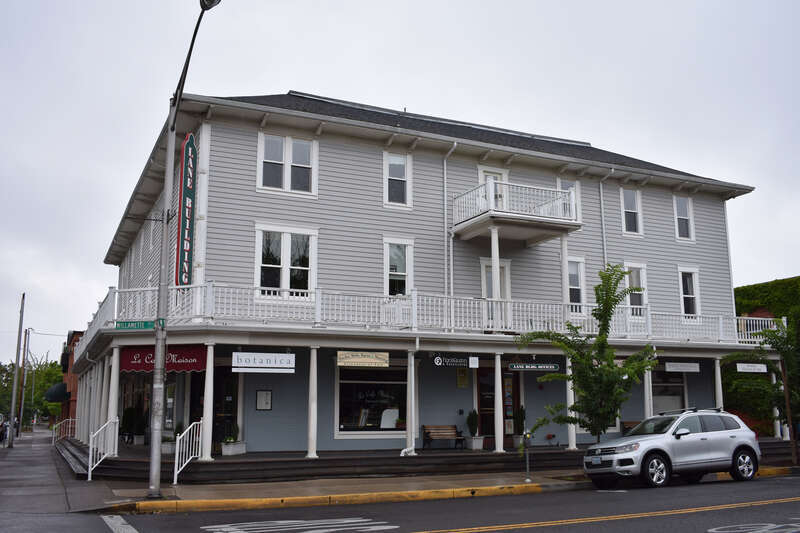 The Lane Building in Eugene, Oregon, was constructed in 1903 and is listed on the National Register of Historic Places.