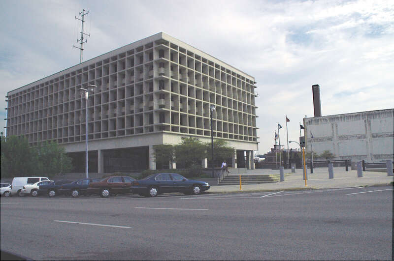 Omaha, Nebraska police headquarters building.