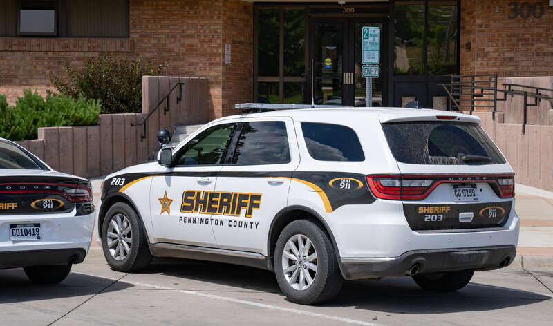 A Pennington County Sheriff squad car in Rapid City, South Dakota
