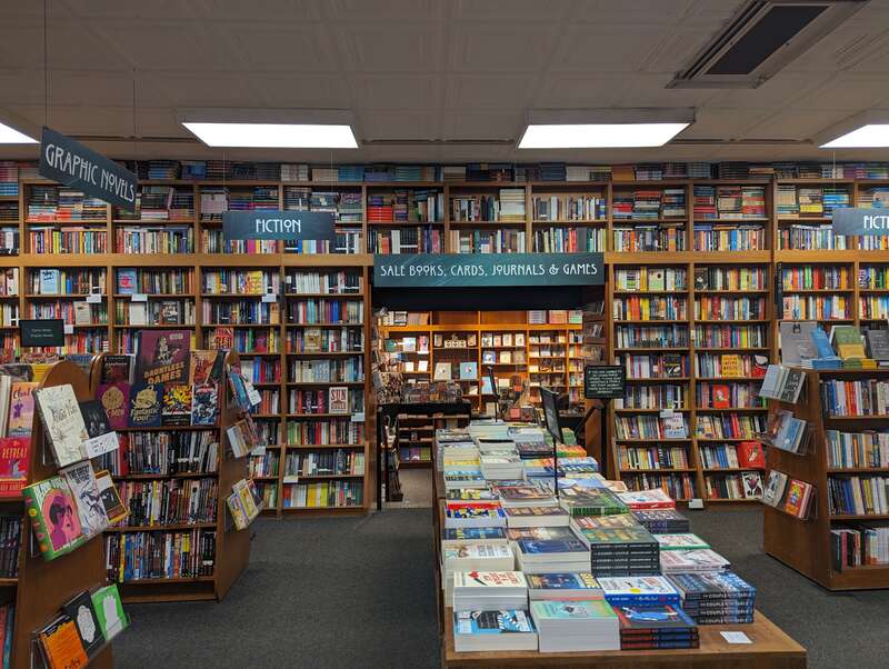 Books at Politics and Prose, a bookstore in Washington, D.C.