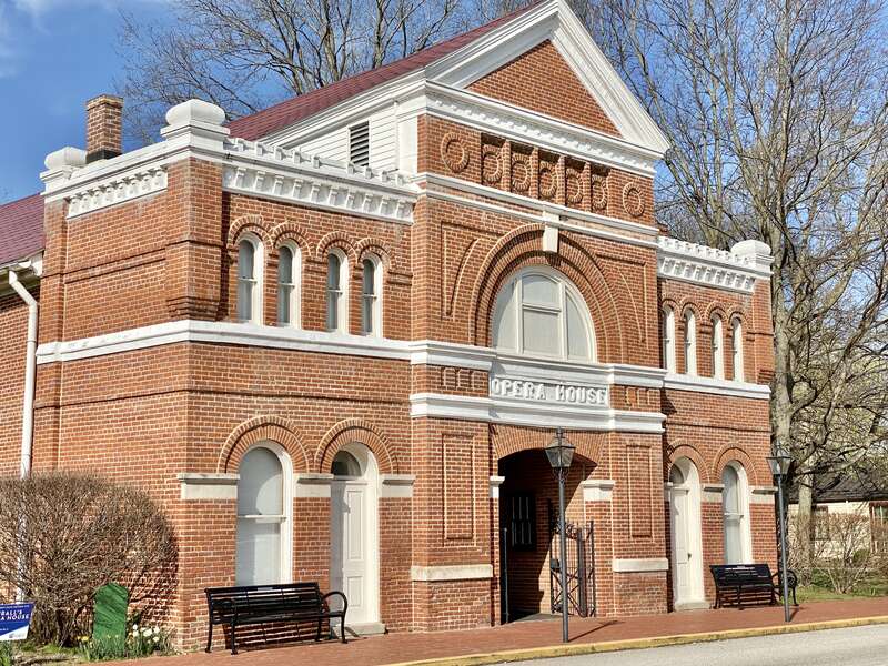 Thrall’s Opera House, Church Street, New Harmony, IN (1824)