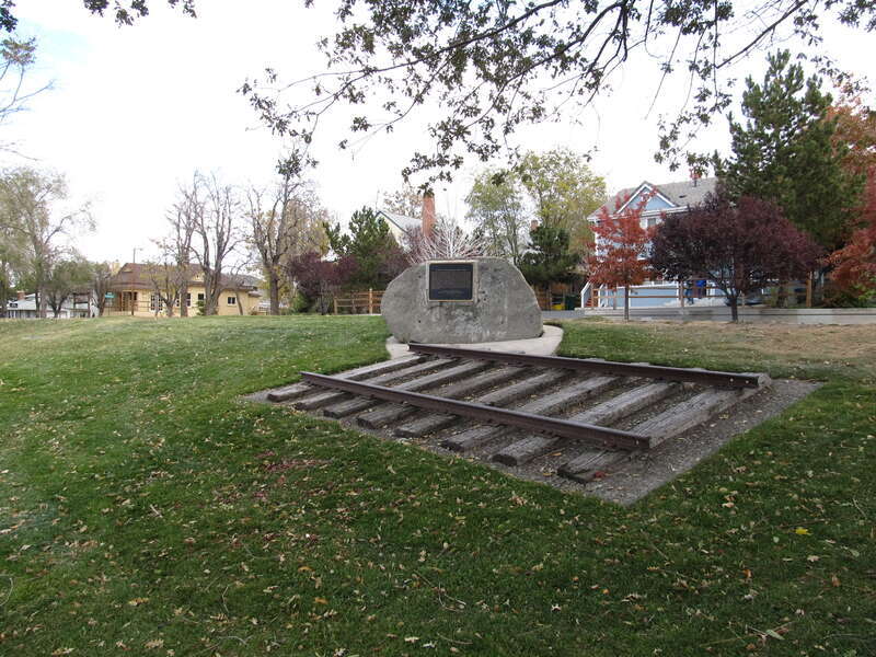 Soon after Chinese laborers graded this section during the summer of 1871, track gangs commenced laying rail south, reaching Steamboat Springs by late October. To celebrate the occasion, numerous residents rode an excursion train to Steamboat on Nov.