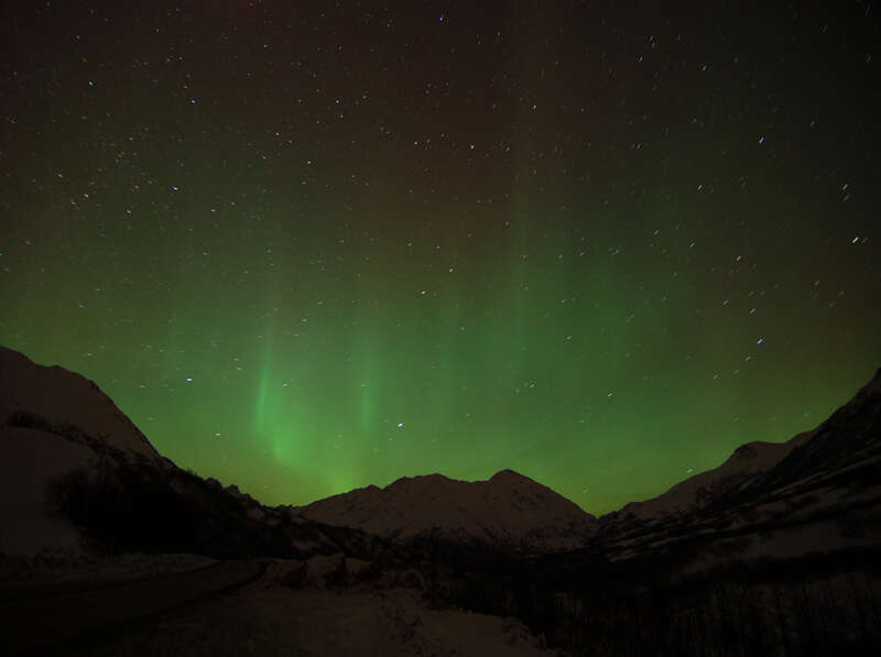 Aurora in Anchorage, Alaska