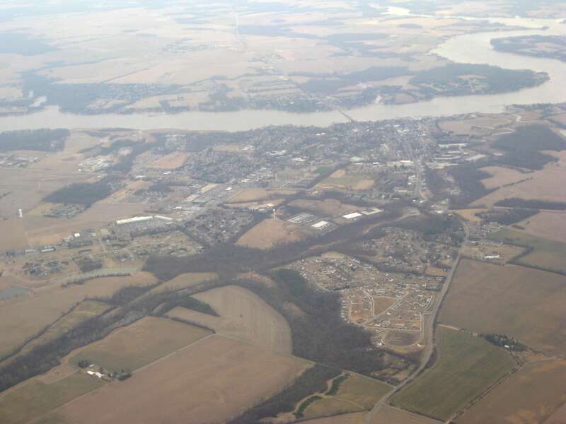 Aerial photos from flight: Baltimore to Philadelphia