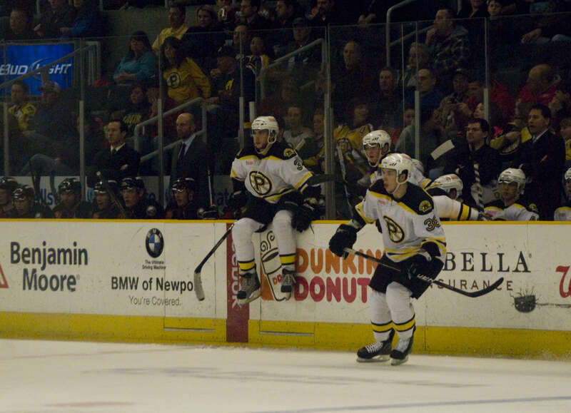_ERI6268
Portland Pirates vs Providence Bruins
American Hockey League (AHL)
Providence wins 5-4 in the last Friday game of the season!
Photo taken by Sarah Connors at Providence, Rhode Island on April 8, 2011 using a Nikon D200.

This photo also