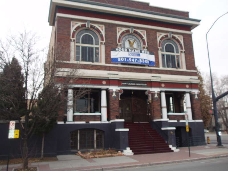 A historic building built in 1916 for the Fraternal Order of Eagles in Salt Lake City, Utah, United States.