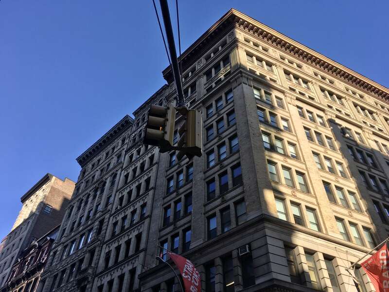 The 826 Broadway Building, a/k/a the Strand Building, stands at the northeast corner of Broadway and East 12th Street. it's most famous as home of the Strand Bookstore, but I like the architecture too. It's a New York City landmark. East Village,