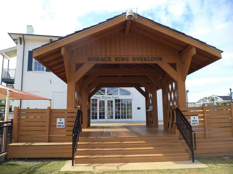 Horace King Overlook adjacent to the Bridge House, Albany, Dougherty County, Georgia