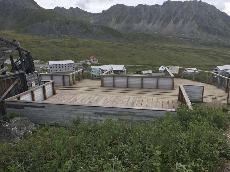 Entrance to the tunnel, Independence Mine State Historical Park