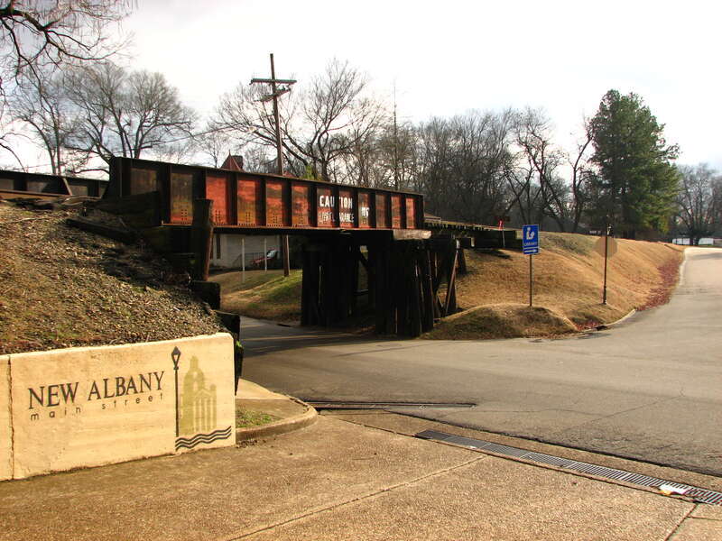 Main Street Train Bridge