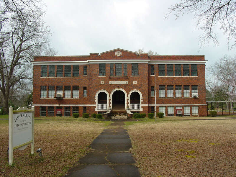 Monticello High School. Currently serves as the city's community center.  In dire need of restoration or it will be lost soon.