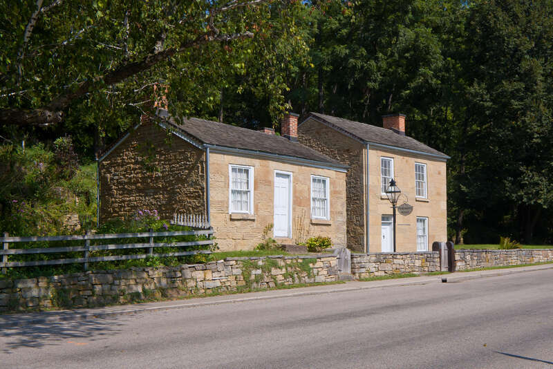 Pendarvis House (left) and Trelawny House (right) at the Pendarvis Historic Site, Mineral Point, Wisconsin






This is an image of a place or building that is listed on the National Register of Historic Places in the United States of America. Its