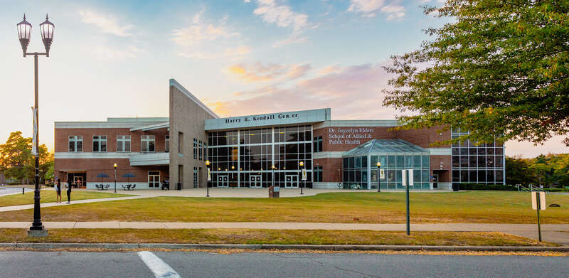 Philander Smith College, Little Rock, Arkansas. Harry R. Kendall Center, home to the Dr. Joycelyn Elders School of Allied and Public Health.
