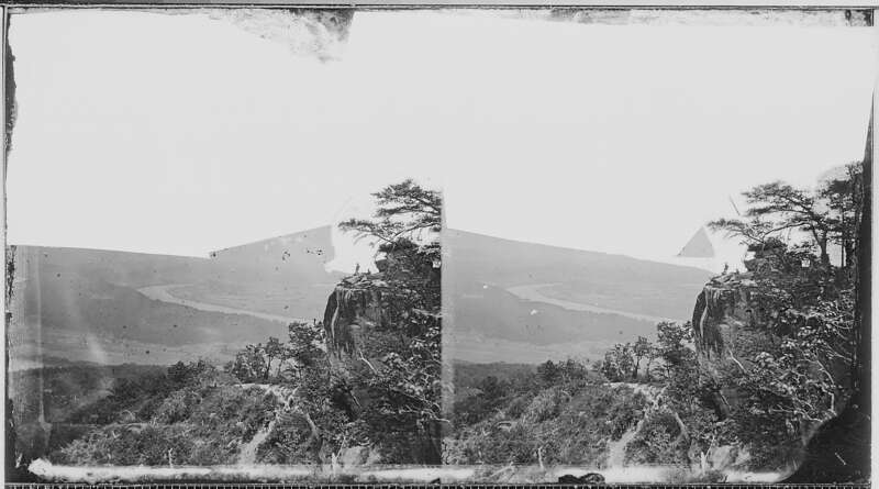 Original Caption: Point Lookout, top of Lookout Mountain
U.S. National Archives’ Local Identifier:  111-B-643
From:: Series: Mathew Brady Photographs of Civil War-Era Personalities and Scenes, (Record Group 111)
Photographer: Brady, Mathew, 1823