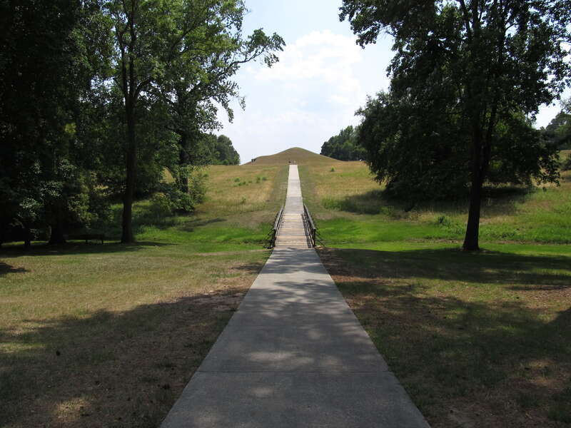 Ocmulgee National Monument preserves traces of over ten millennia of Southeastern Native American culture, including major earthworks built more than 1,000 years ago by the South Appalachian Mississippian culture (a regional variation of the