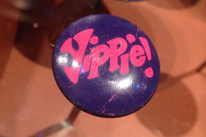 Yippie! Button at the Chicago History Museum
