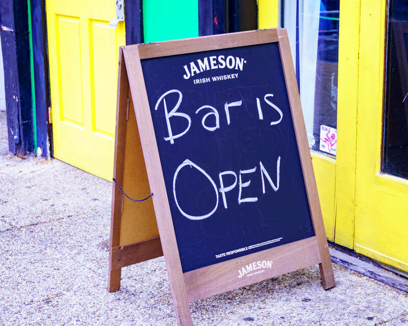 Re-imagined 18th Street in Adams Morgan, Washington, DC USA