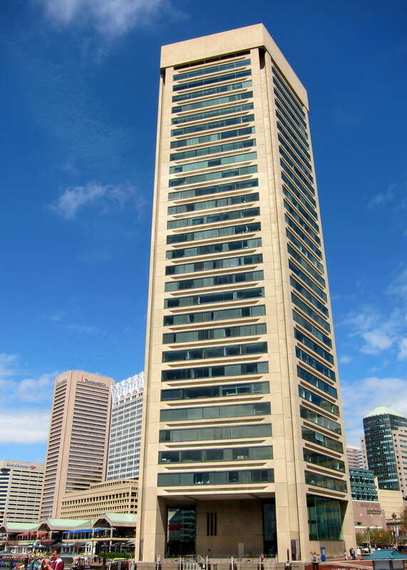 The Baltimore World Trade Center located at 401 E. Pratt Street in Baltimore, Maryland.