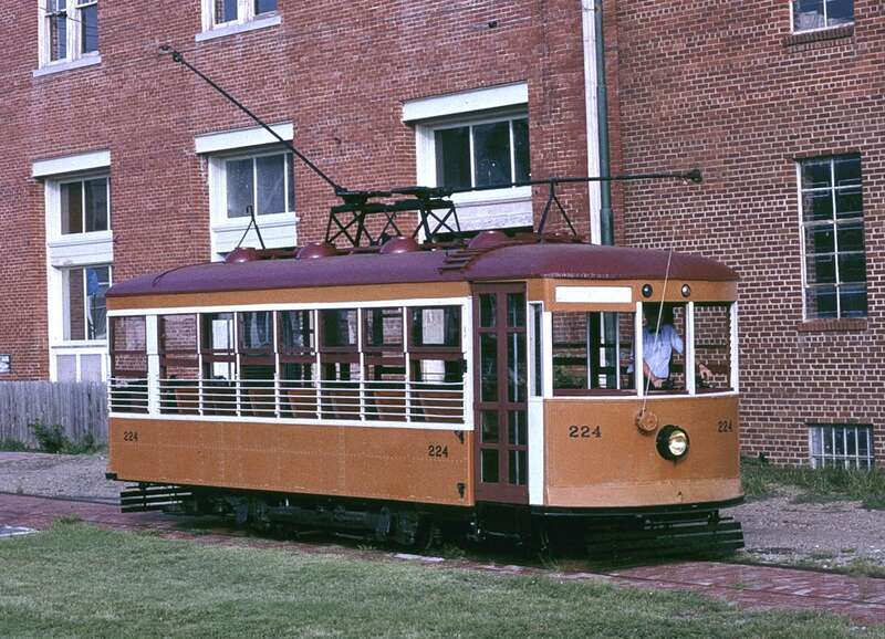 Fort Smith streetcar No. 224, a &quot;Birney Safety Car&quot; built in 1926 for Fort Smith, Arkansas, is listed on the U.S. National Register of Historic Places (NRHP).  It operates at the Fort Smith Trolley Museum, and is pictured just south of Rogers Avenue,