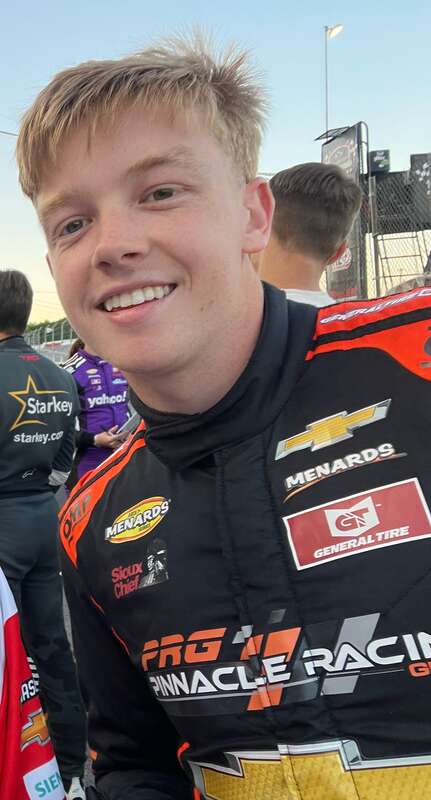 While getting autographs I took a photo with each driver present.