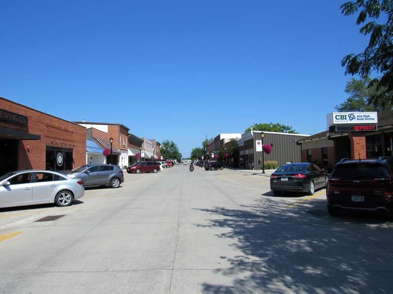 Downtown Kalona, Iowa