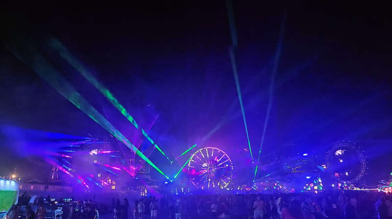 Ferris Wheel at Electric Daisy Carnival at the Las Vegas Speedway in Las Vegas, Nevada, USA