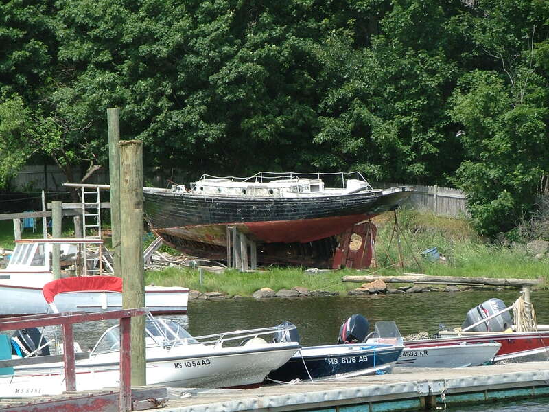Essex,MA Sailboat at rest