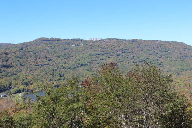 Flattop Mountain viewed from Grandfather Mountain's Half Moon Overlook, October 2016