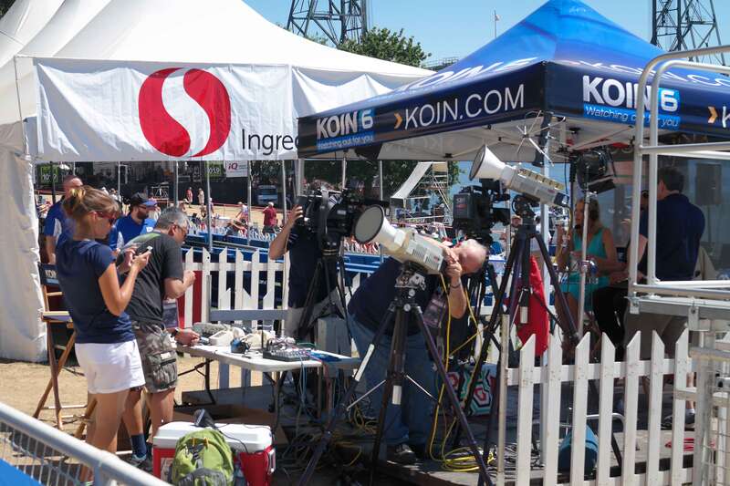A view of the 28th annual, 2015 Waterfront Blues Festival in Portland, Oregon