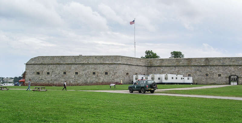 Fort Adams in Newport, Rhode Island, USA
