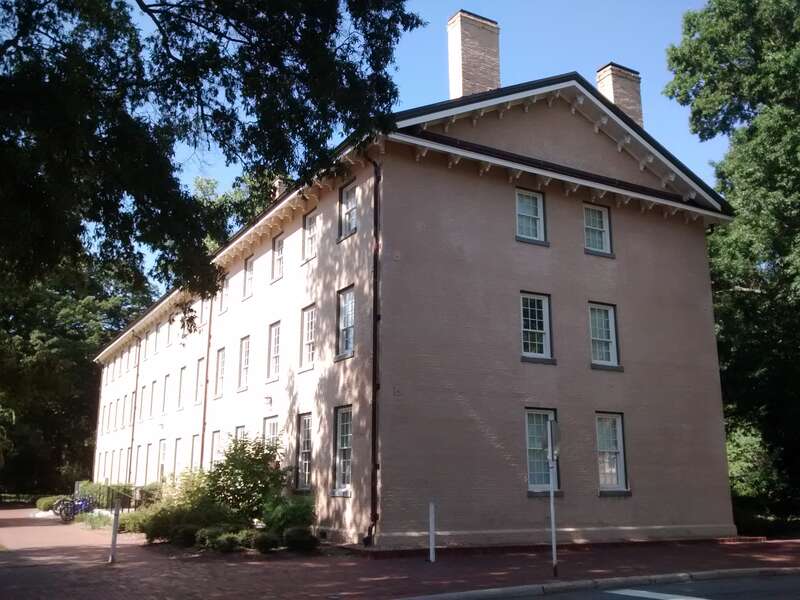 Old West Residence Hall at the University of North Carolina at Chapel Hill.