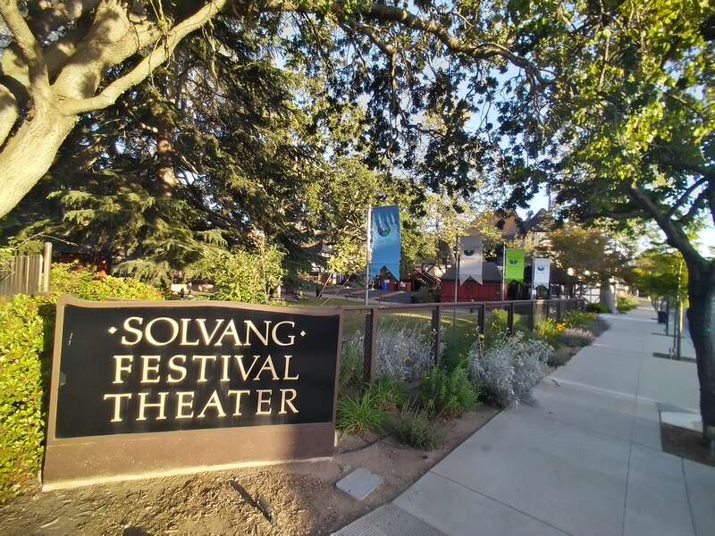 Solvang Festival Theater from sidewalk