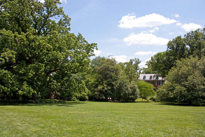 South lawn at Tudor Place in Georgetown, Washington, D.C.
