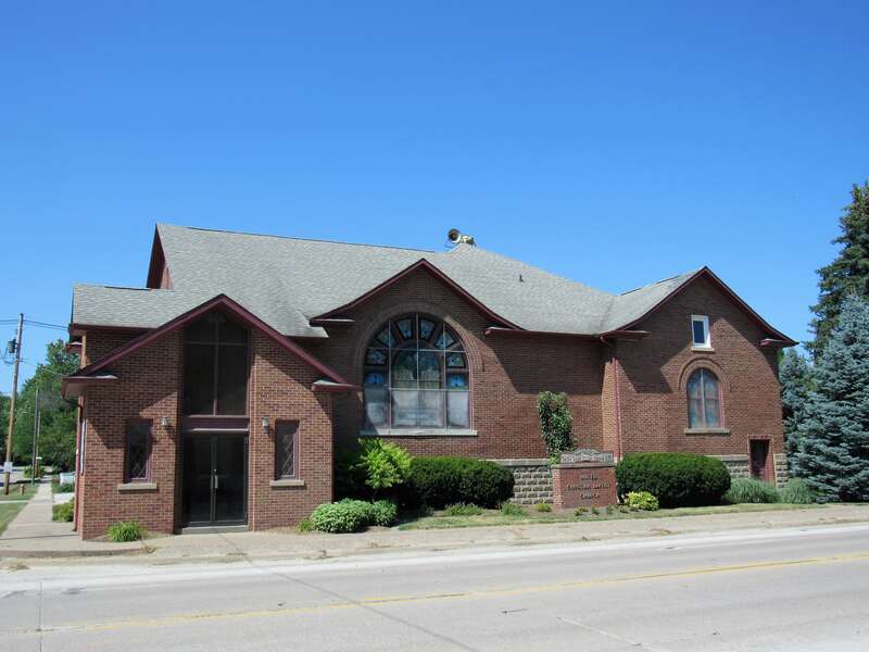 United Christian (Disciples of Christ) and Baptist Church in Kalona, Iowa.